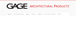 Desktop Screenshot of gagecorp.net