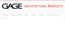 Tablet Screenshot of gagecorp.net